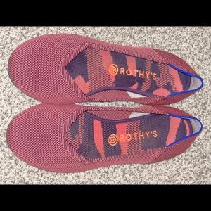 Very Good Used Condition - Rothy’s Rose Double Stitch Flats  - size 12